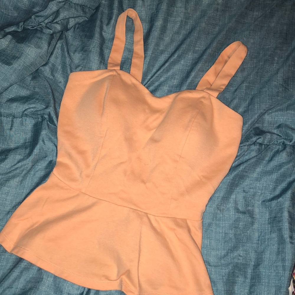 Orange tank top